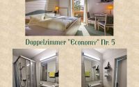 Zimmer 5 Collage:
Doppelzimmer „Economy“
